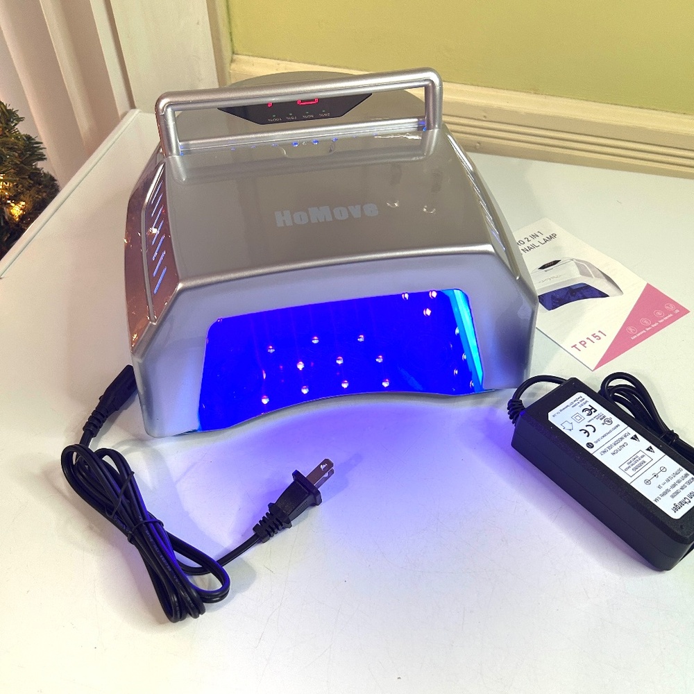 Silver Professional Rechargeable Cordless UV LED Nail Light/Lamp - Picture 15 of 16